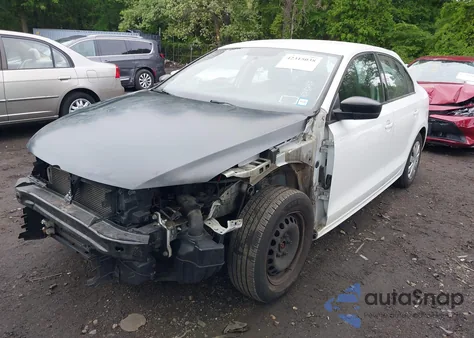 2015 Volkswagen Jetta 2.0L S из США, поврежденный, VIN 3VW2K7AJ7FM424412